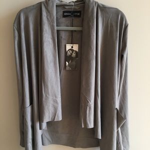 Never worn kendall and kylie suede cardigan